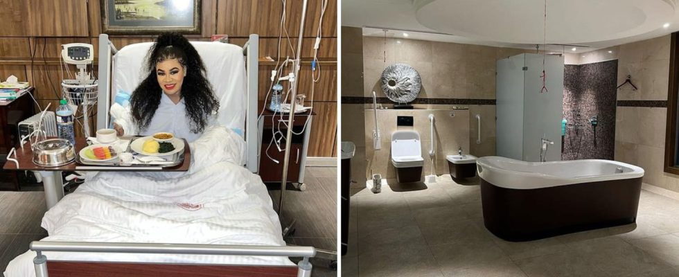 This mother gives birth in a luxury maternity unit worthy