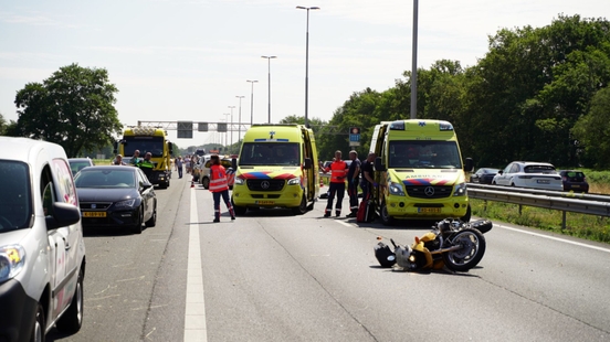 Two injured in accident on A1