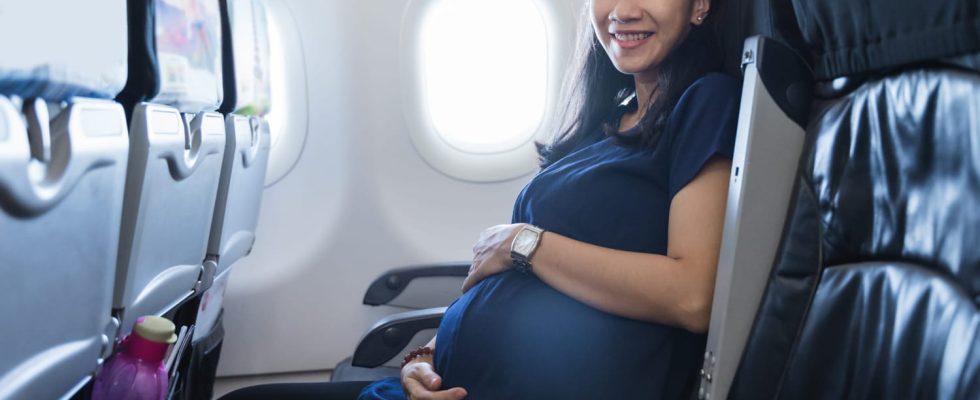 Until when can you fly while pregnant