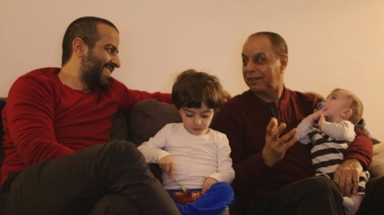 Wiam made a film for his son Nour to deal