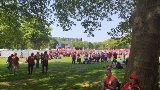 Workers with occupational disabilities are on strike in Utrecht today