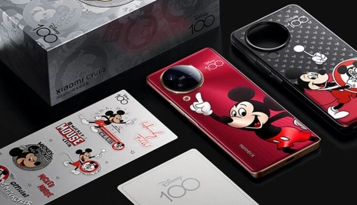 Xiaomi Civi 3 Disney 100th Anniversary Limited Edition goes on