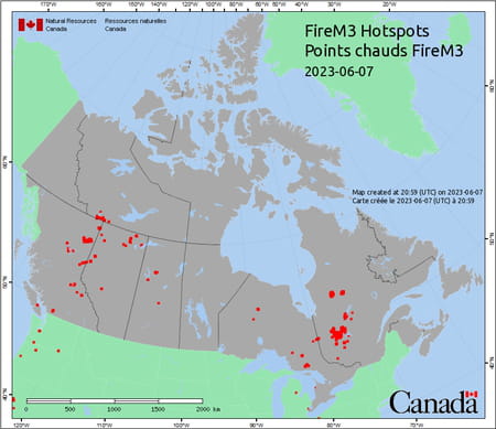 historic fires the equivalent of a French region burned down