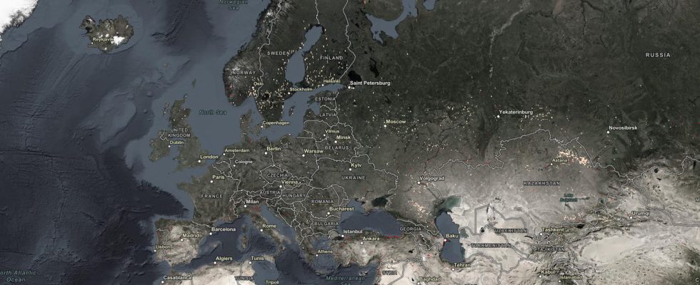 this map shows the scale of change near you