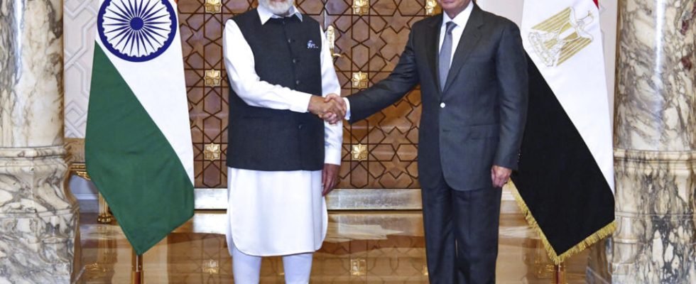 visiting Prime Minister Narendra Modi visits Egypt