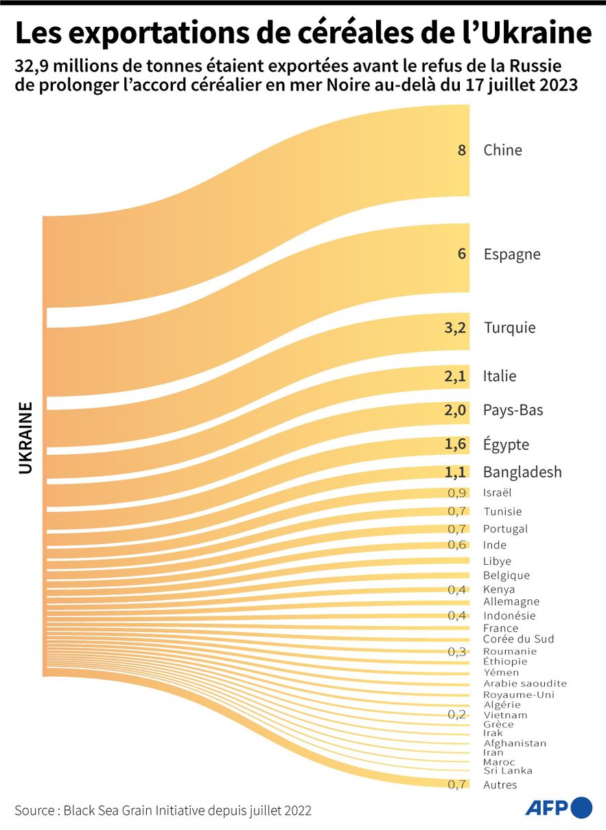 Grain exports from Ukraine