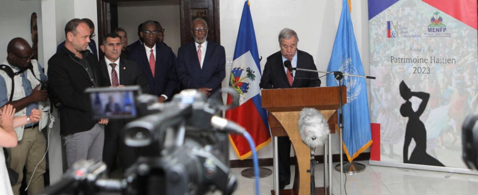 Antonio Guterres calls for help in Haiti plagued by gangs