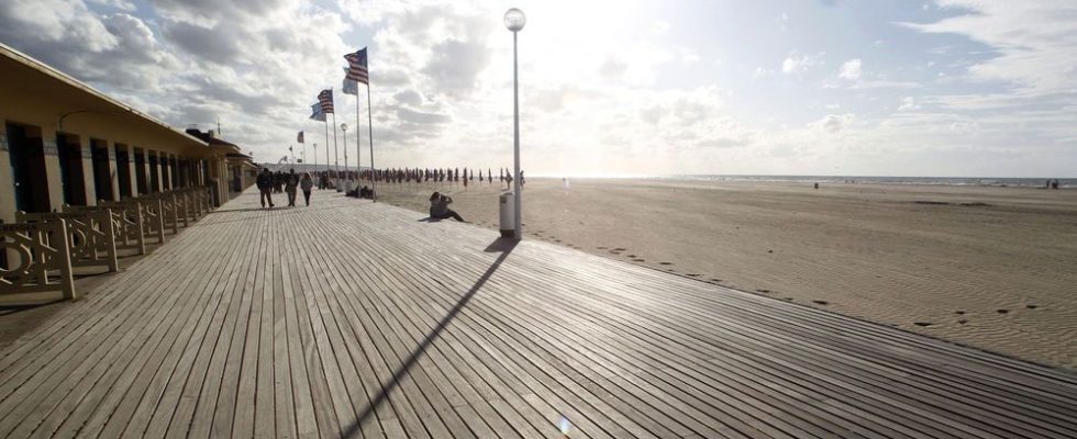 Climate in thirty years the Planches de Deauville under water