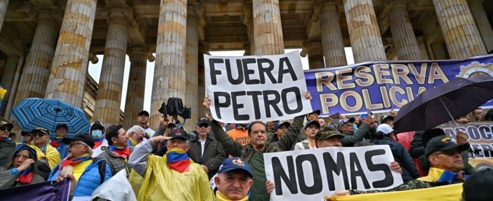 Colombia pro and anti government rallies on National Day