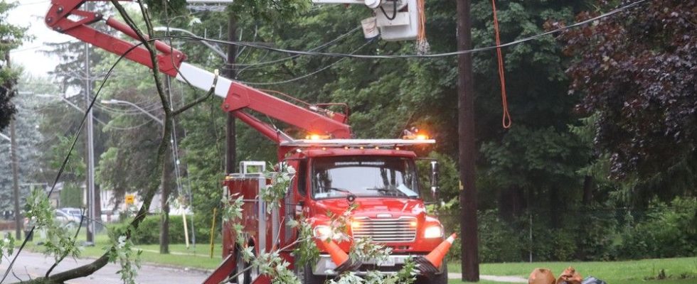 Crazy night Storm knocks out power to nearly one in