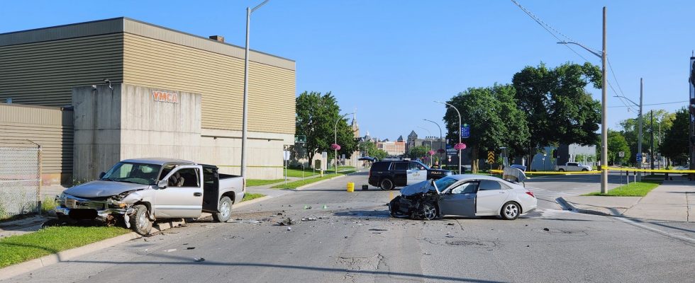 Driver faces impaired charges after serious crash leaves man in