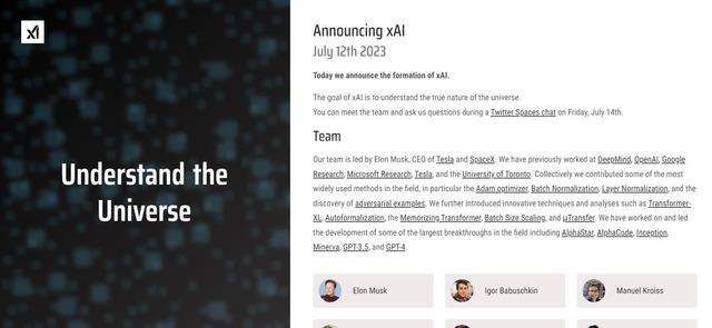 Elon Musk announces new artificial intelligence company xAI The goal