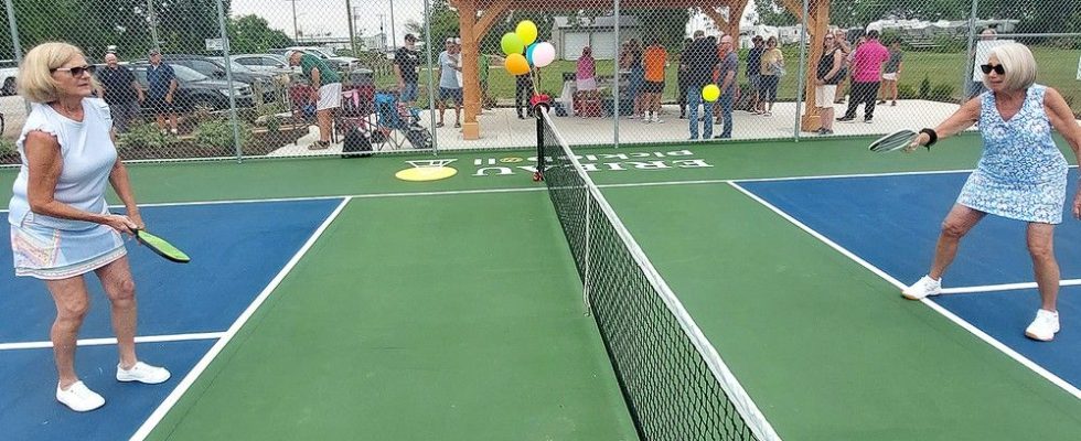 Erieau pickleball courts sets tone for other facilities planned in