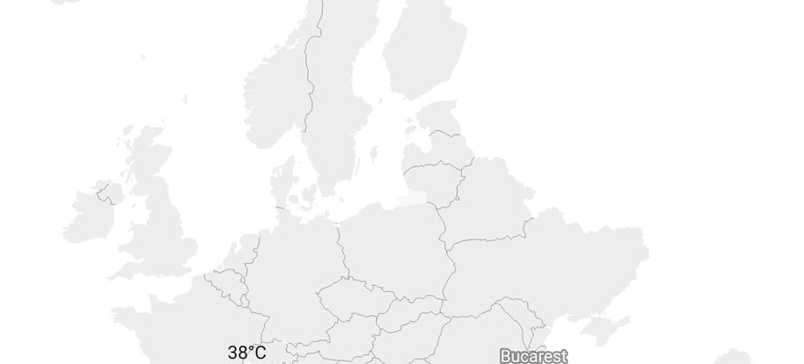 Heatwave 48°C in Sardinia 42°C in Andalusia… Southern Europe on