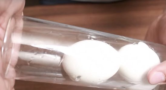 Heres how to remove the shell of hard boiled eggs in