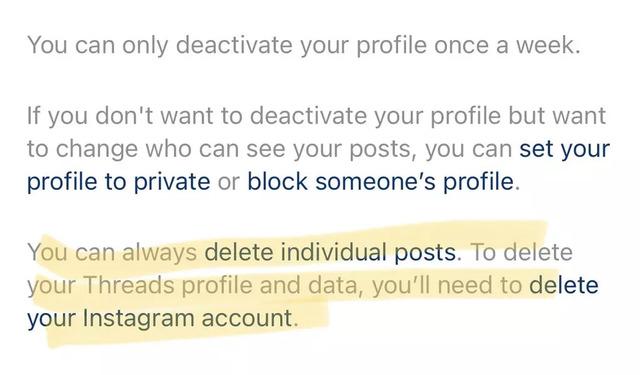 How to delete threads account The answer to this question
