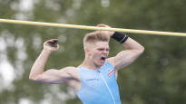 Juho Alasaari who struck a surprise in pole vault is