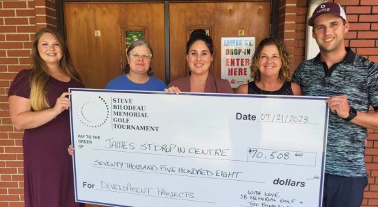 Memorial golf tournament raises 70K for drop in center