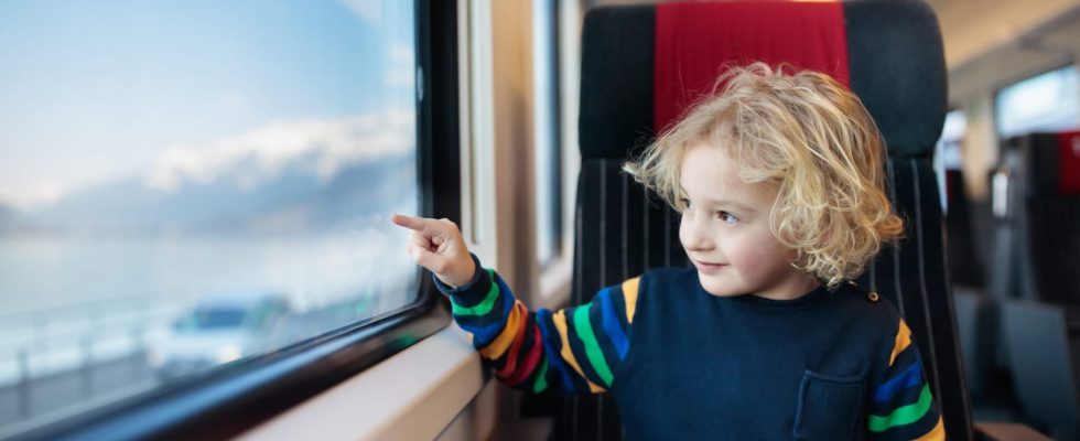 My child is traveling alone by train age what support