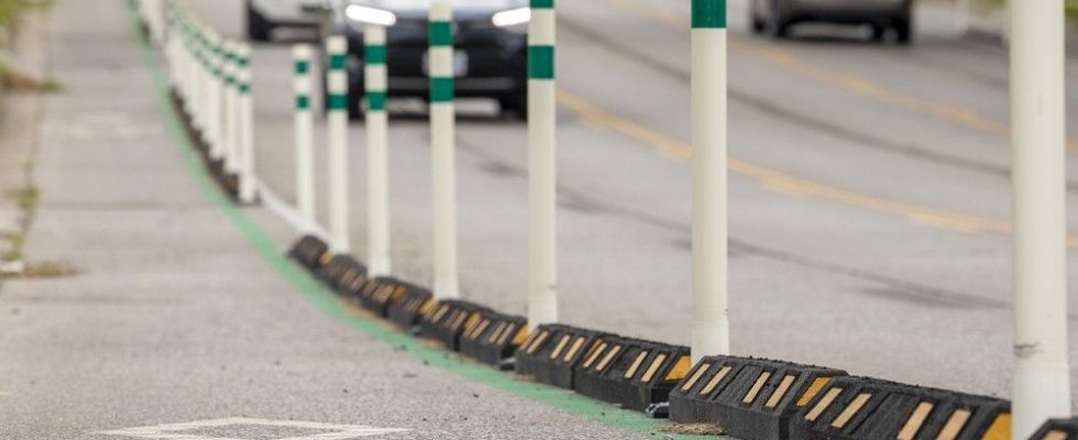 New bike lanes installed on Henry Street in Brantford