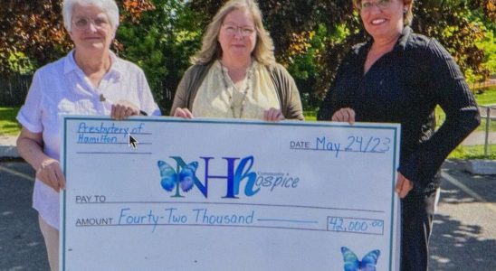 Norfolk Haldimand Community Hospice receives 42000 donation