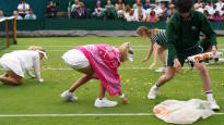 Protesters stormed two matches at Wimbledons legendary tennis tournament