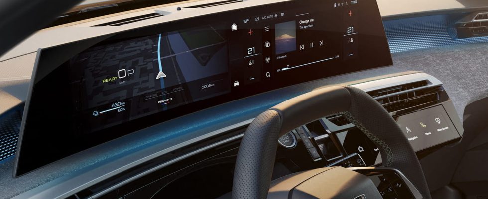 The new Peugeot 3008 will have a very large screen