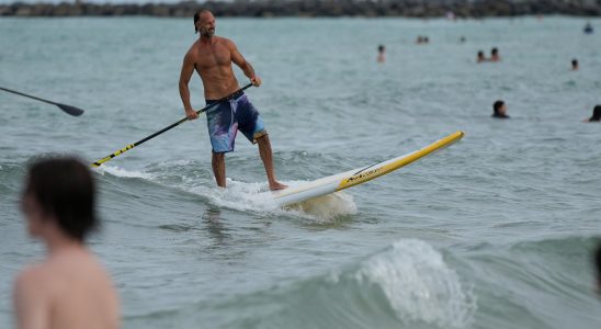 The sea in Florida record warm Like soup