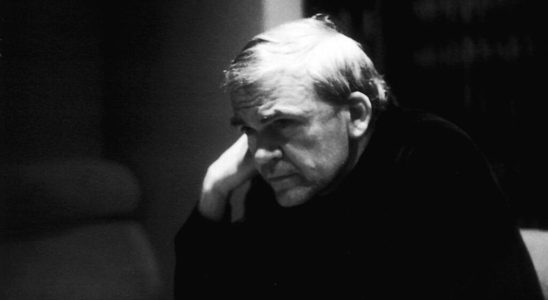 The writer Milan Kundera author of The Unbearable Lightness of