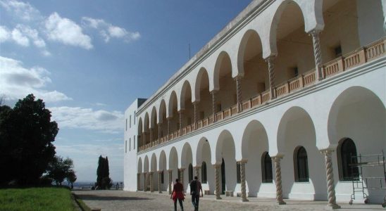 Tunisia the national museum of Carthage is exhibited in its