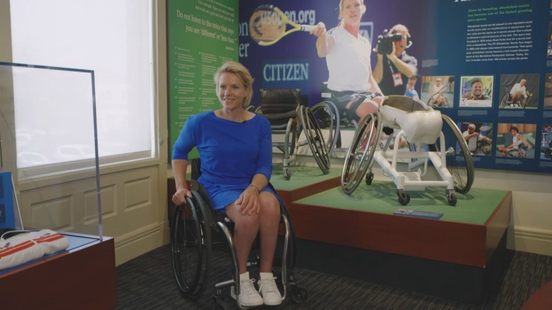 Wheelchair tennis legend Vergeer from Woerden in Tennis Hall of