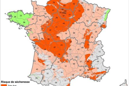 which departments on alert The restrictions map