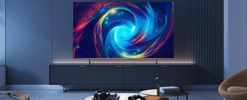 4K TV with dream equipment for under 500 euros