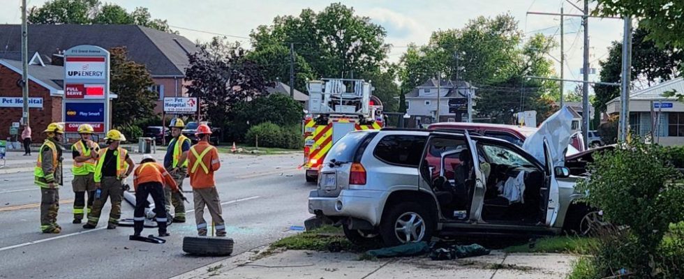 Chatham crash sends four to hospital