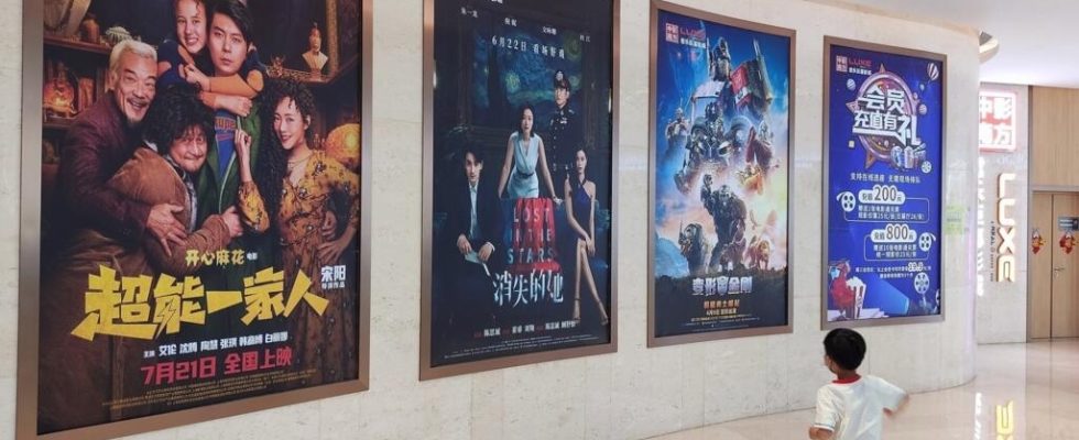 China admission record for Chinese cinema this summer