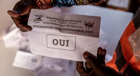 Constitutional referendum in the Central African Republic the yes winner