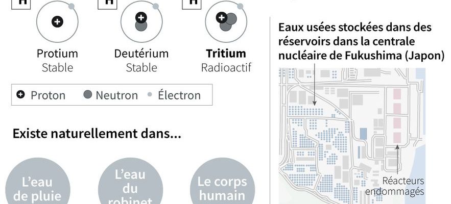 Discharges of contaminated water in Fukushima and in France how