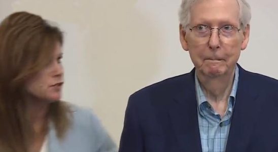 He couldnt answer the question US Senator Mitch McConnell froze