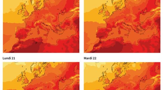 Heat wave general heat wave on the Mediterranean rim