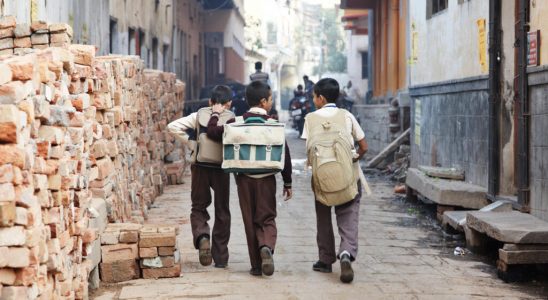 In India a teacher orders her students to beat a