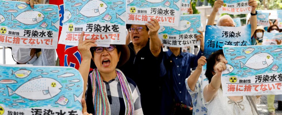 Japan begins discharging sewage from Fukushima despite fear of fishermen