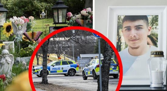 Liam 18 was shot dead in Eskilstuna