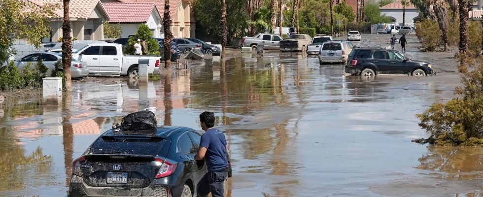 Rainfall record after storm Hilarys advance