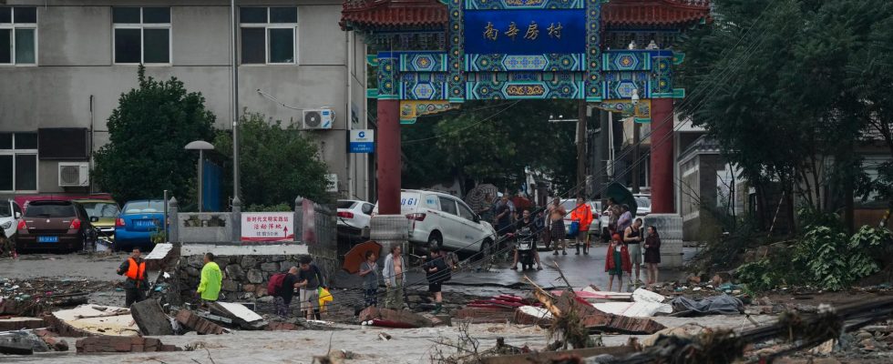 Rainfall record in Beijing