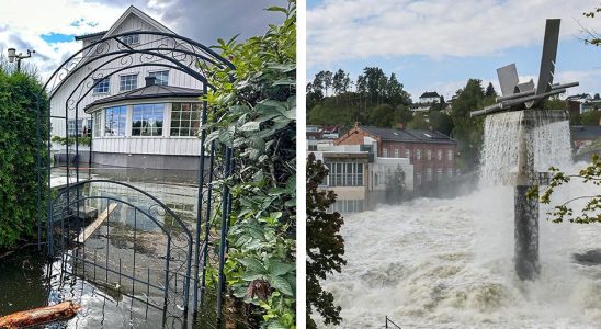 Sewage water flows into Mjosa after storm Hans