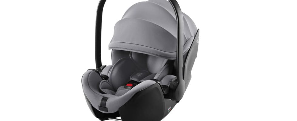 This Britax Romer car seat should no longer be used