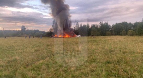 Who were Prigozhins lieutenants present in the crashed plane