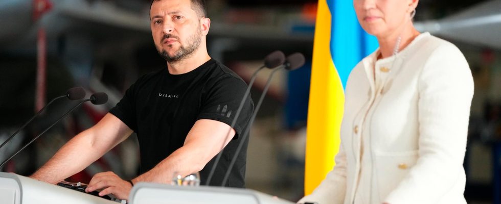 Zelenskyy speaks during visit to Denmark