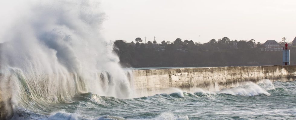 strong gales in Brittany Pas de Calais also affected The forecasts