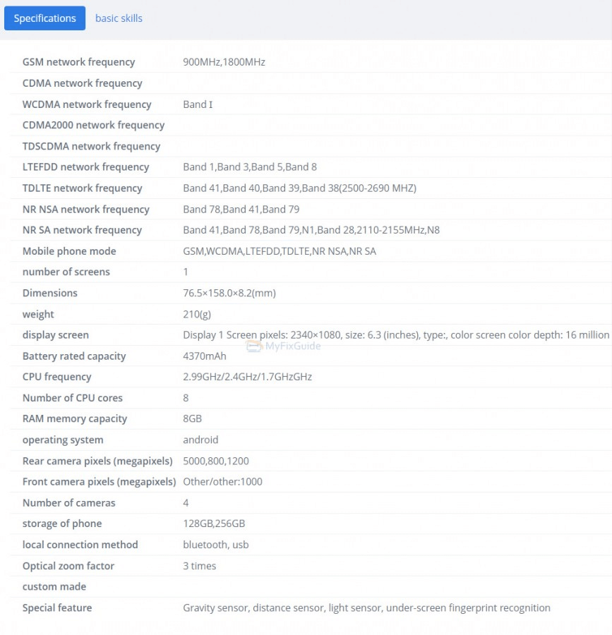 1694275034 173 Samsung Galaxy S23 FE Listed on TENAA All Features and